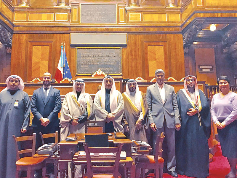 وفد مجموعة الصداقة البرلمانية الثانية بمجلس الأمة 