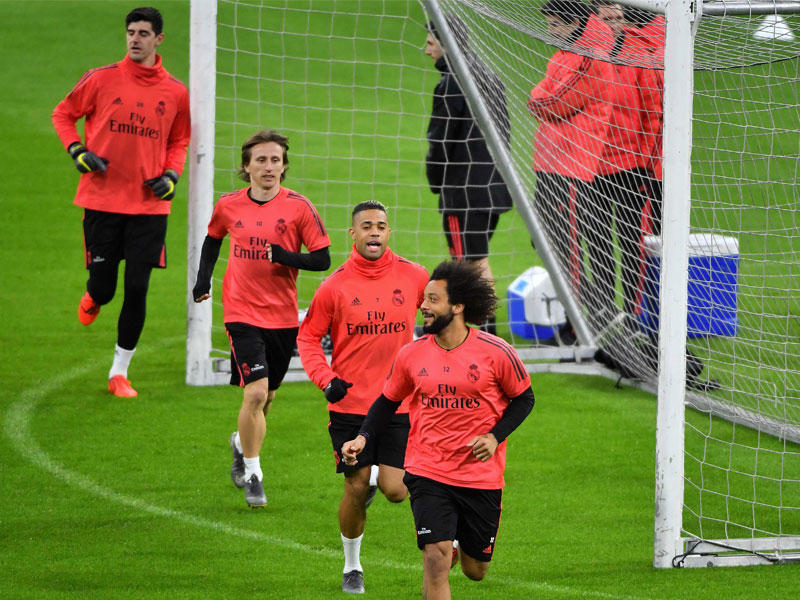 جانب من تدريبات سابقة لريال مدريد