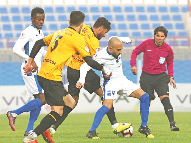 جانب من لقاء القادسية والتضامن (تصوير جورج رجي)