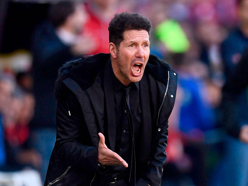 دييغو سيميوني  المدير الفني لأتلتيكو مدريد