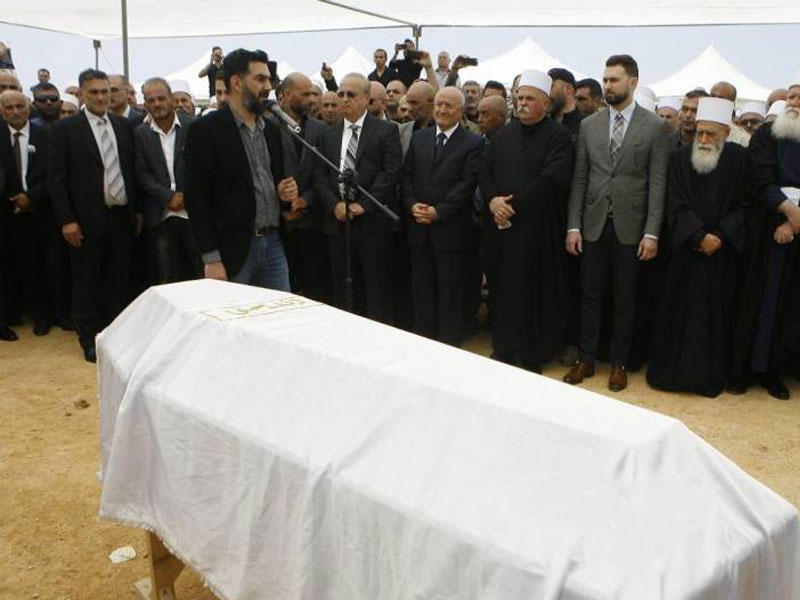 خلال تشييع علاء أبي فرج