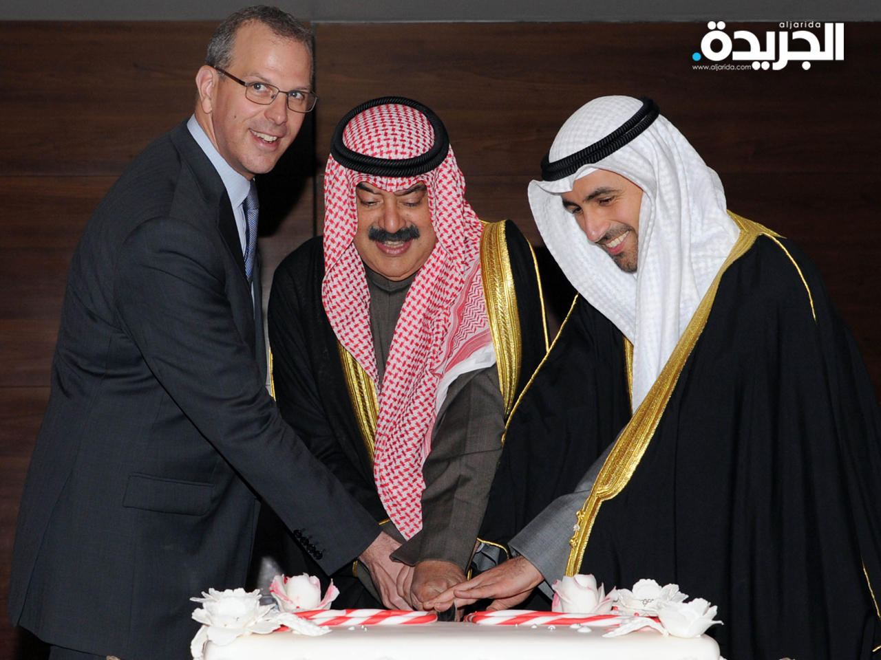 الجارالله خلال مشاركته في حفل السفارة الكندية بعيد العلم 