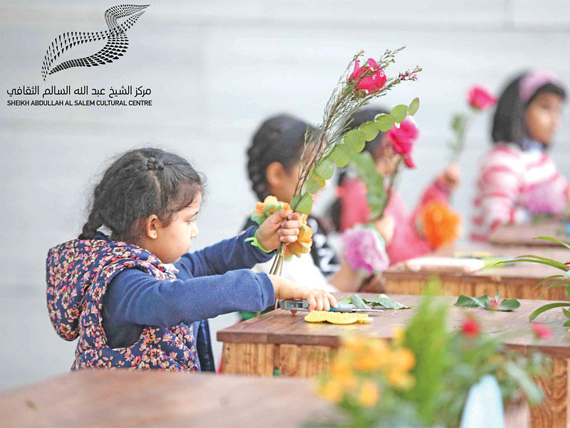 زهرات مشاركات في مهرجان «البستنة»