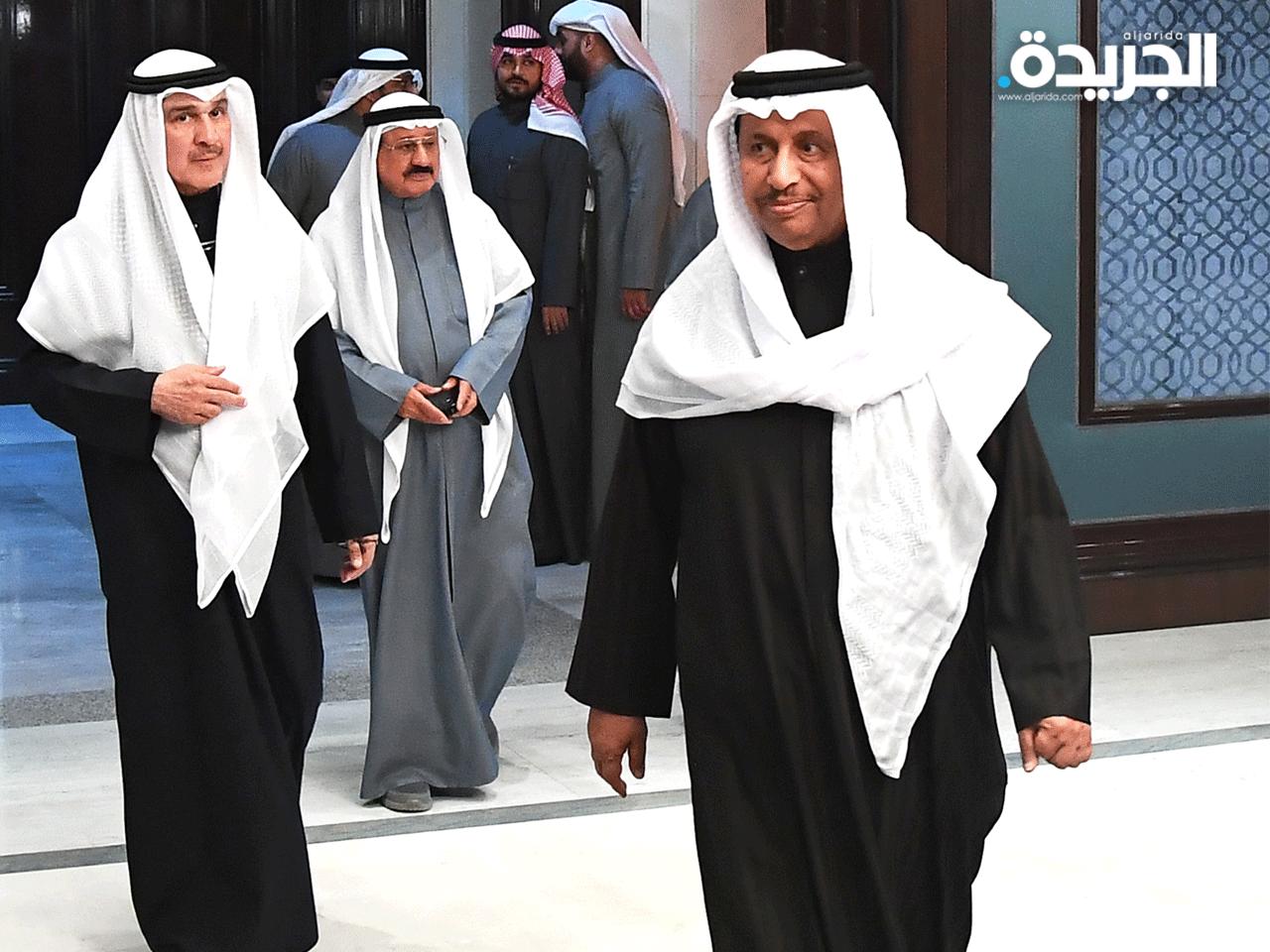 سمو الشيخ جابر المبارك في قصر بيان اليوم