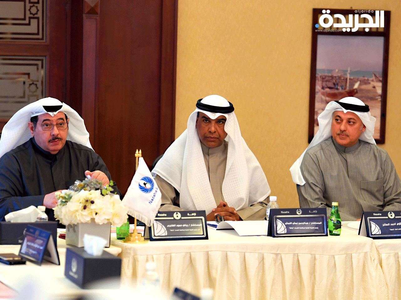  خلال ورشة عمل (إطلاق استراتيجية الكويت لتعزيز النزاهة ومكافحة الفساد)