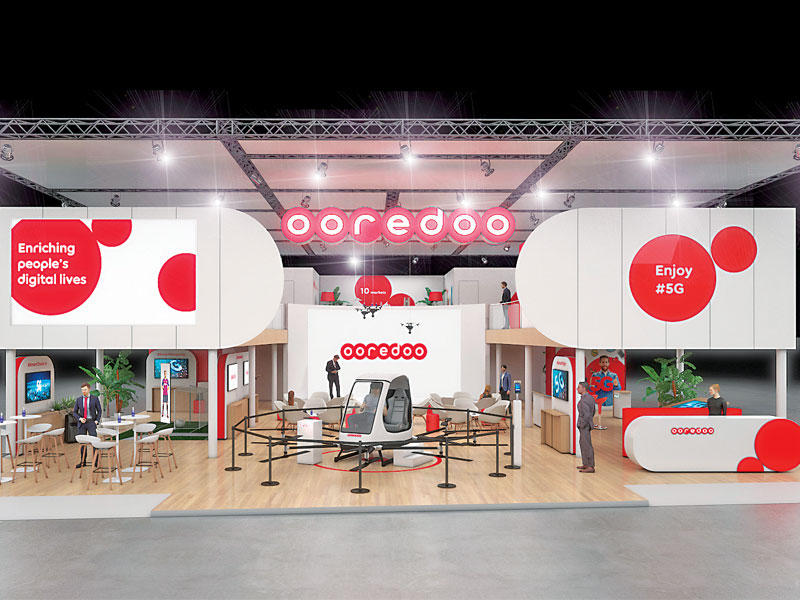 جناح Ooredoo في المؤتمر