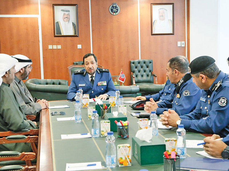 جانب من اجتماع «الإطفاء» و«الصحة»