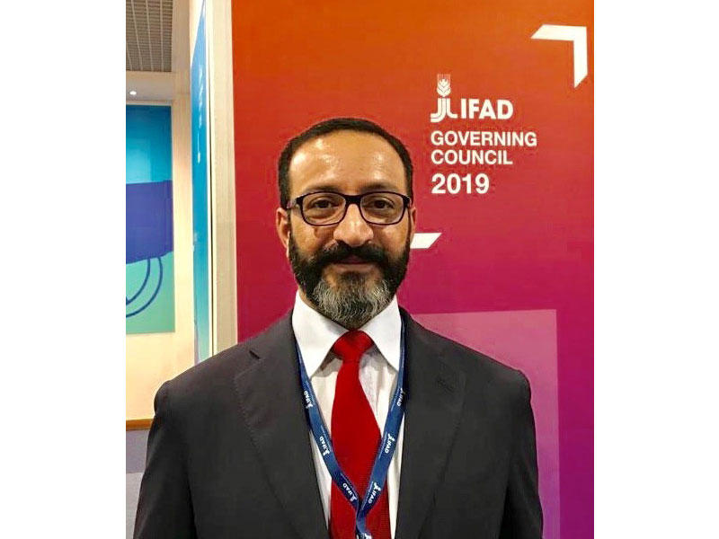 المدير التنفيذي للكويت لدى الصندوق الدولي للتنمية الزراعية (ايفاد) يوسف البدر