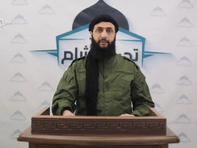 زعيم جبهة النصرة سابقاً وهيئة تحرير الشام حالياً أبومحمد الجولاني 