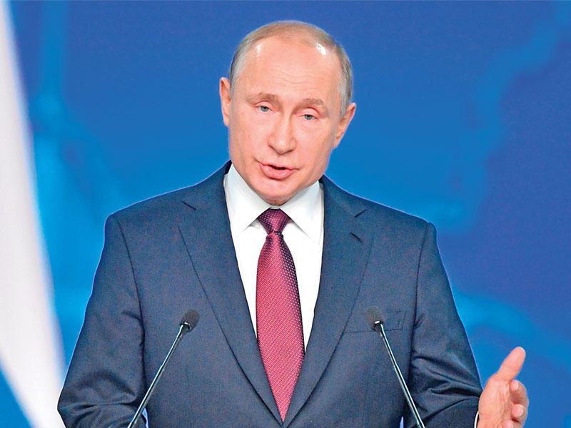 الرئيس الروسي فلاديمير بوتين