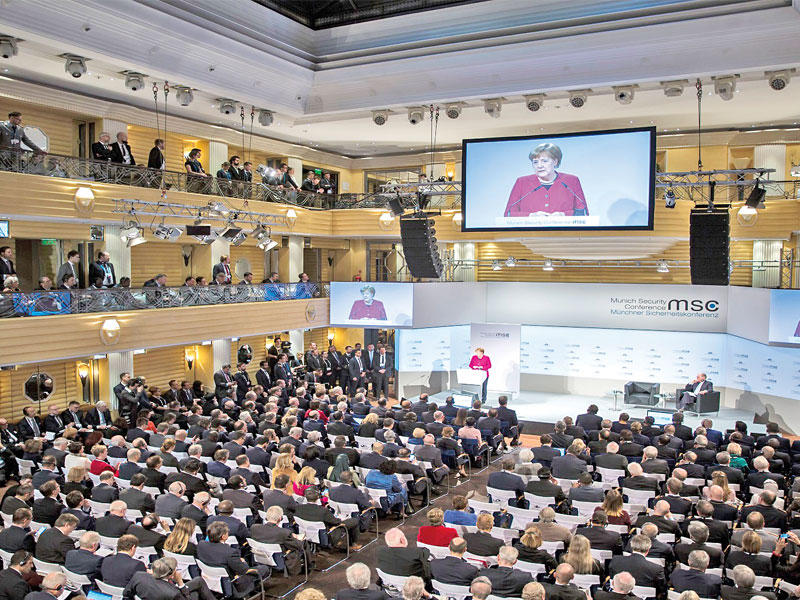 جانب من مؤتمر الأمن السنوي الأخير في ميونيخn