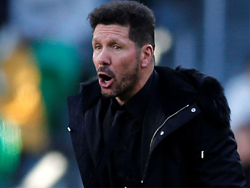  دييغو سيميوني المدير الفني للفريق الأول لكرة القدم بنادي أتلتيكو مدريد