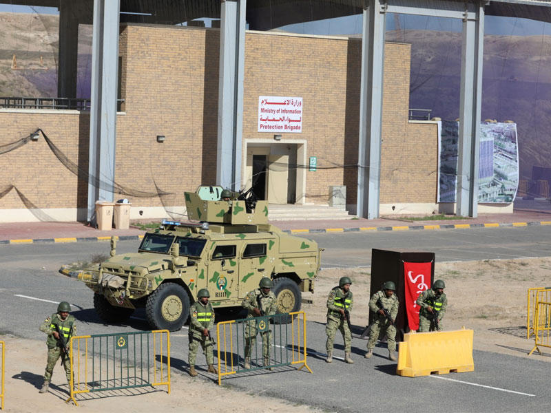 جانب من تمرين «الحرس»