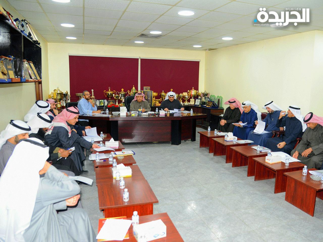 جانب من الجمعية العمومية غير العادية اليوم