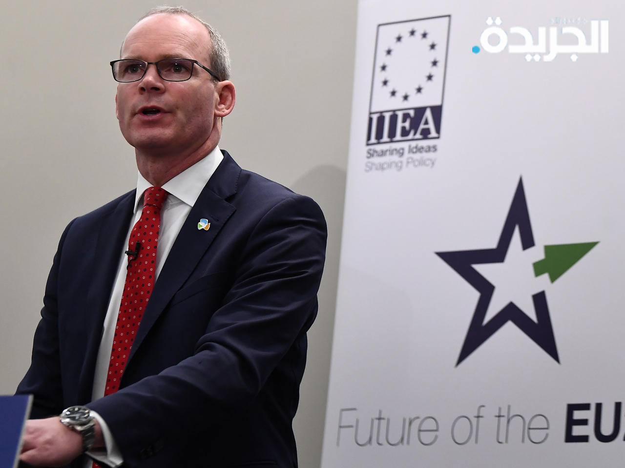 وزير الخارجية الإيرلندي سيمون كوفيني