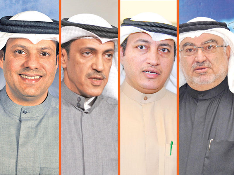 خليل الصالح , عسكر العنزي , خالد العتيبي , فيصل الكندري