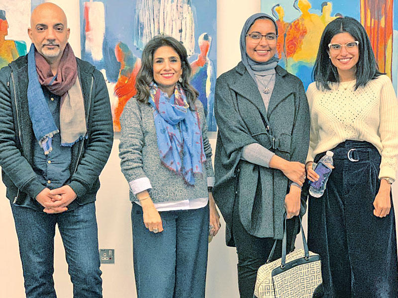 النجدي والمغربي في المعرض 