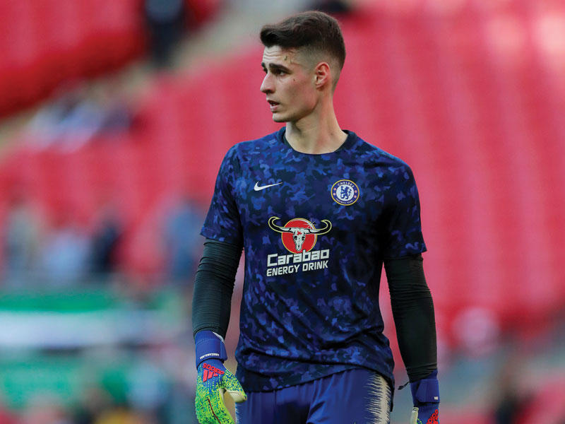 كيبا أريزابالاجا حارس مرمى فريق تشلسي الإنكليزي