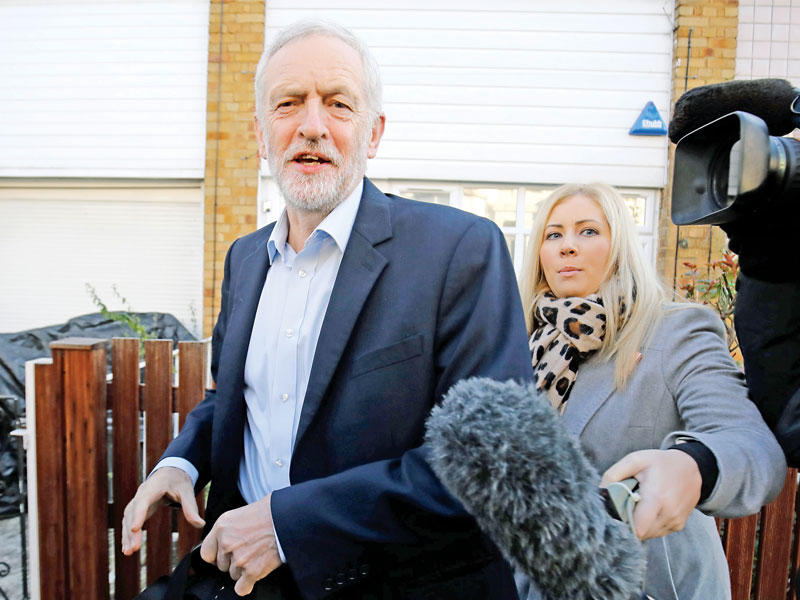 زعيم حزب العمال المعارض جيريمي كوربين