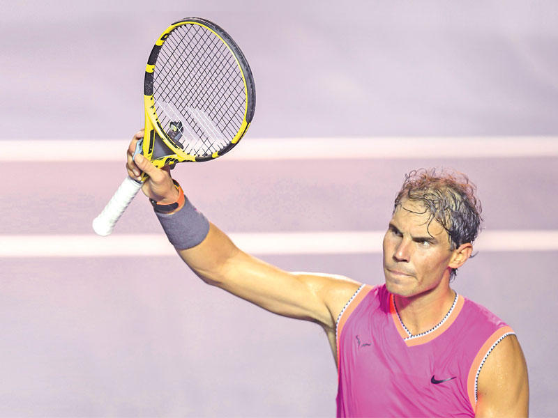 الإسباني رافائيل نادال، المصنف الثاني عالميا