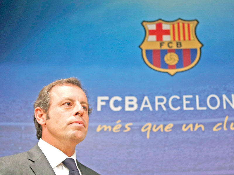 ساندرو روسيل رئيس نادي برشلونة السابق