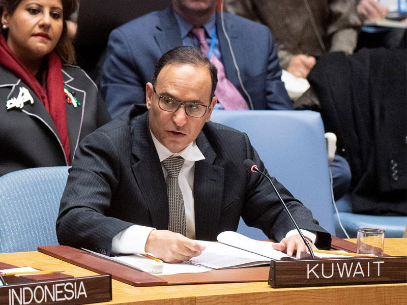 المندوب الدائم لدى الأمم المتحدة السفير منصور العتيبي