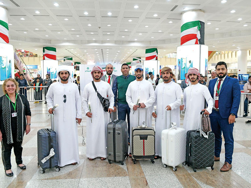 جانب من الاستقبال