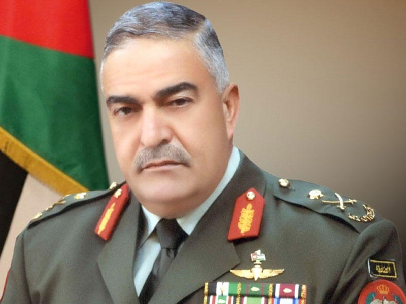 رئيس هيئة الأركان المشتركة الأردنية الفريق الركن محمود فريحات