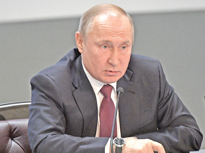 الرئيس الروسي فلاديمير بوتين