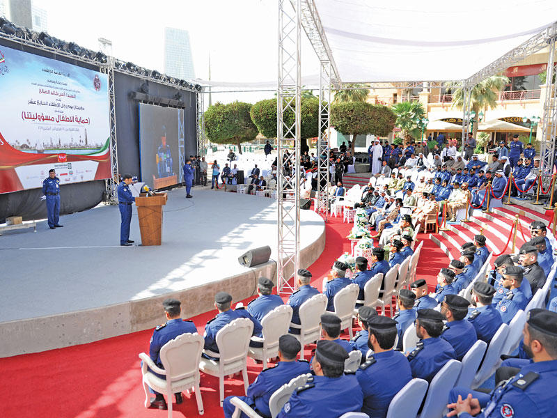 جانب من افتتاح فعاليات يوم رجل الإطفاء