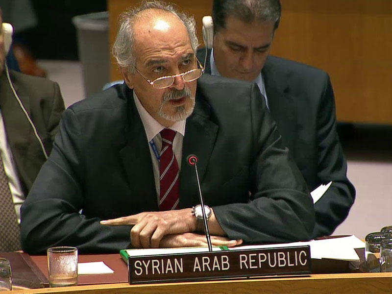  مندوب دمشق الدائم لدى الأمم المتحدة بشار الجعفري
