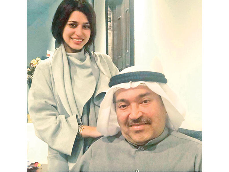 العجيمي وصمود من كواليس مسلسل «آهات» 