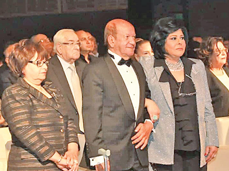 إسعاد يونس ولطفي لبيب في مقدمة الحضور 