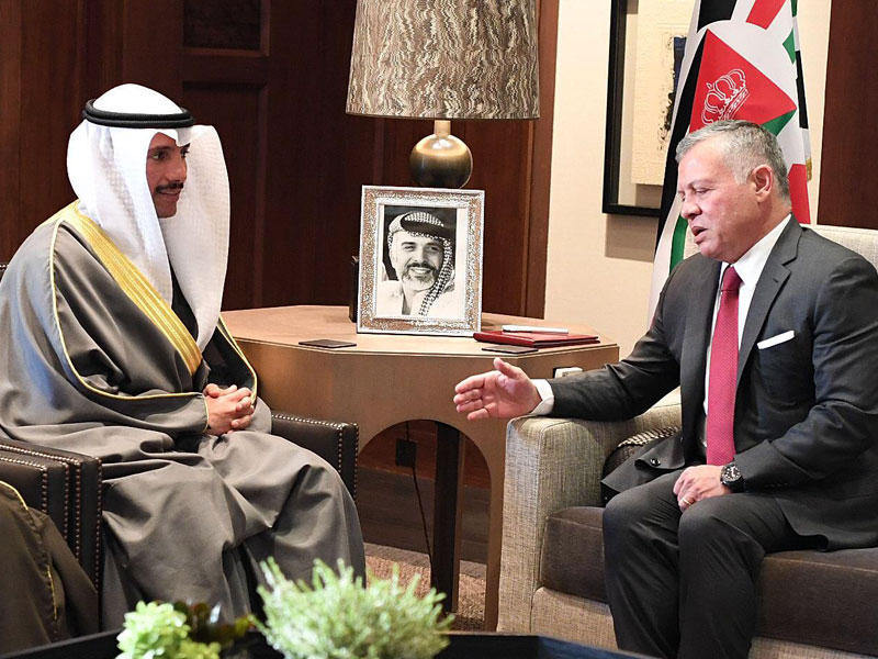 ملك الأردن مستقبلاً الغانم