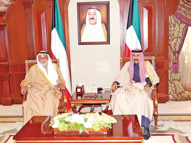 ولي العهد مستقبلا المطاوعة أمس