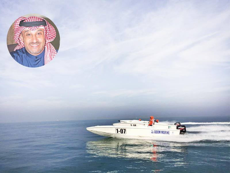 جانب من سباق البروكلاس والنزهة السابق وفي الإطار علي الشمالي 