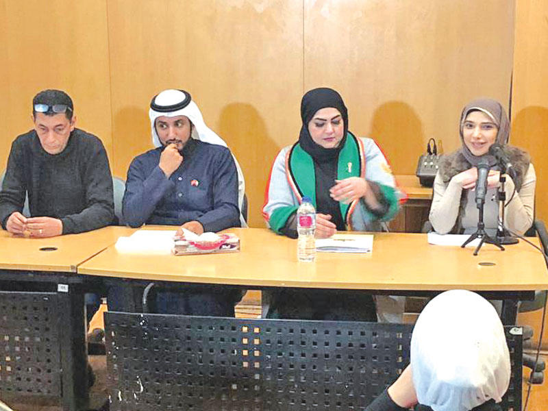 المشاركون في الأمسية