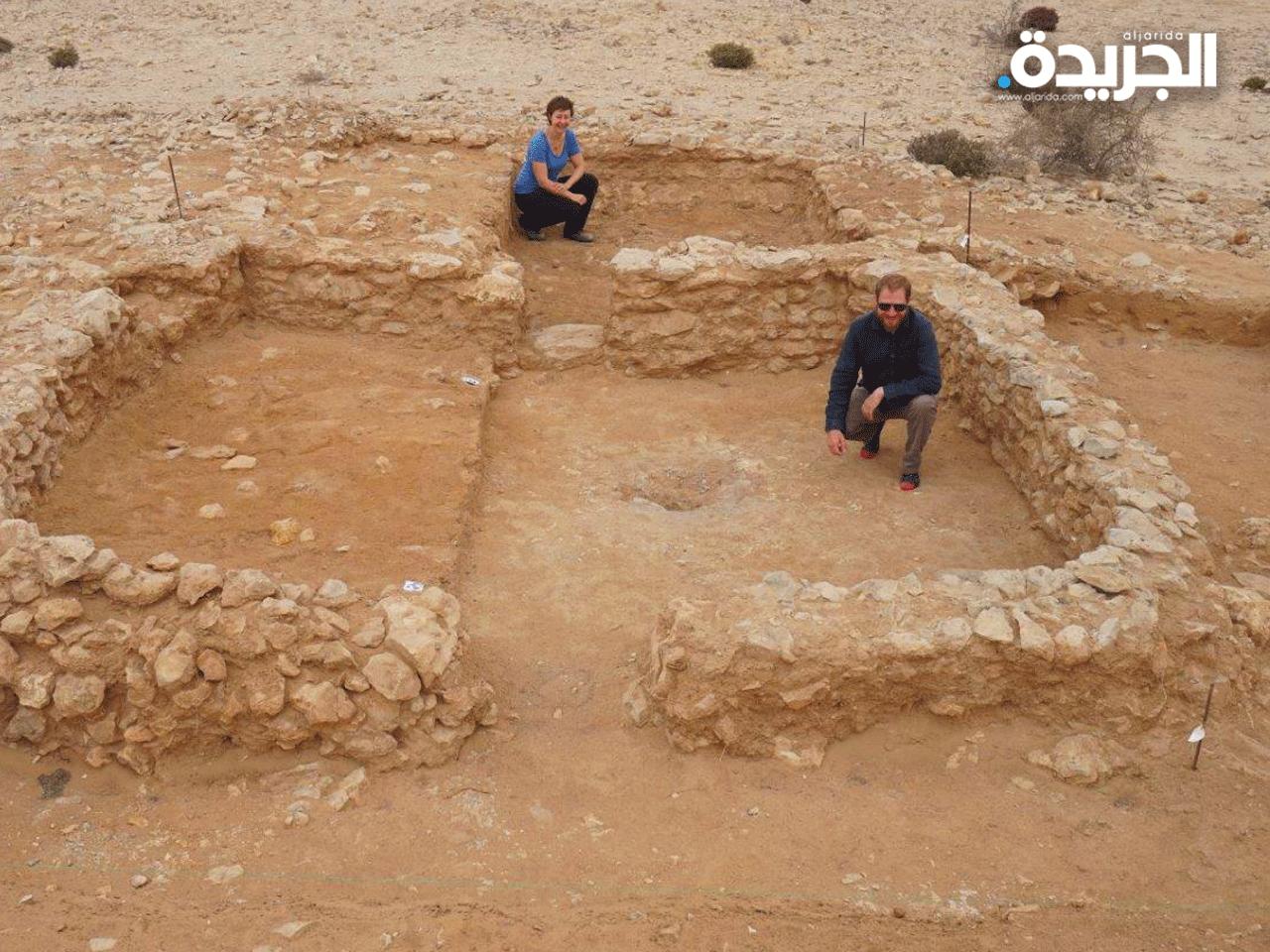  جانب من المواقع الاثرية الاسلامية المكتشفة بمنطقة يوغبي شمال غرب قطر