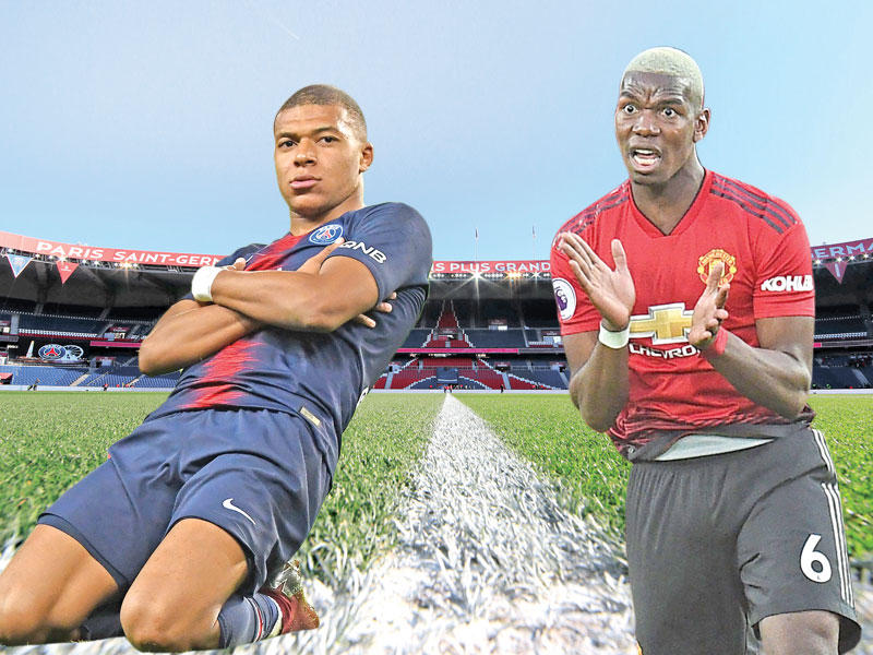 بوغبا نجم مان يونايتد و مبابي نجم باريس