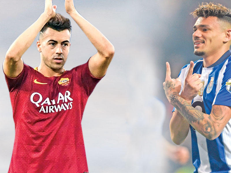 سواريس نجم بورتو و الشعراوي نجم روما