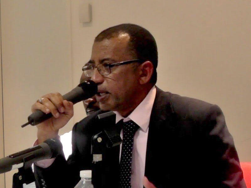 رئيس «حزب المؤتمر السوداني» المعارض، عمر يوسف الدقير