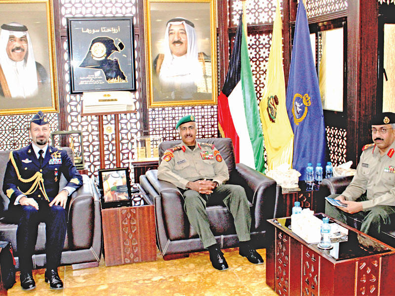 الخضر مستقبلاً المسؤول الإيطالي