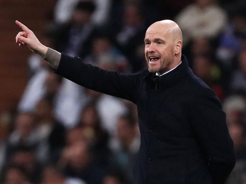 المدير الفني لأياكس أمستردام، إريك تين هاغ