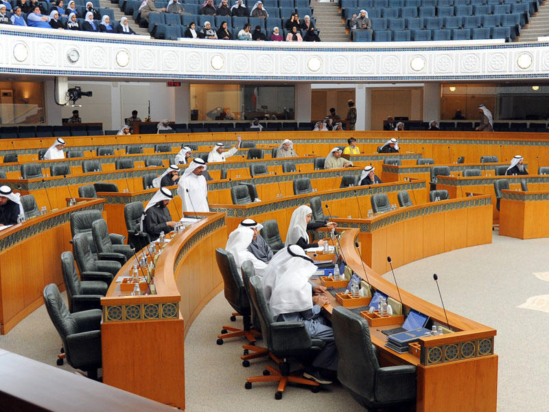 جانب من جلسة أمس   (تصوير عبدالله الخلف)