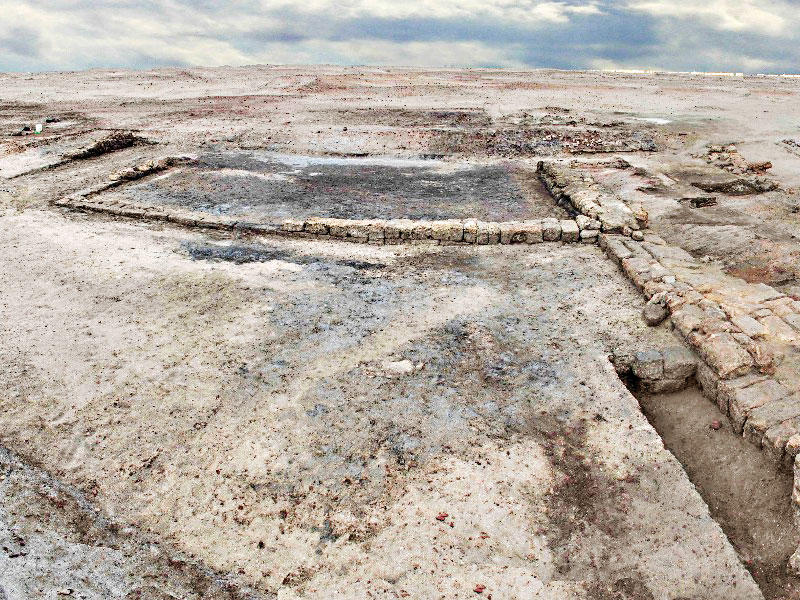 موقع الورشة المكتشفة