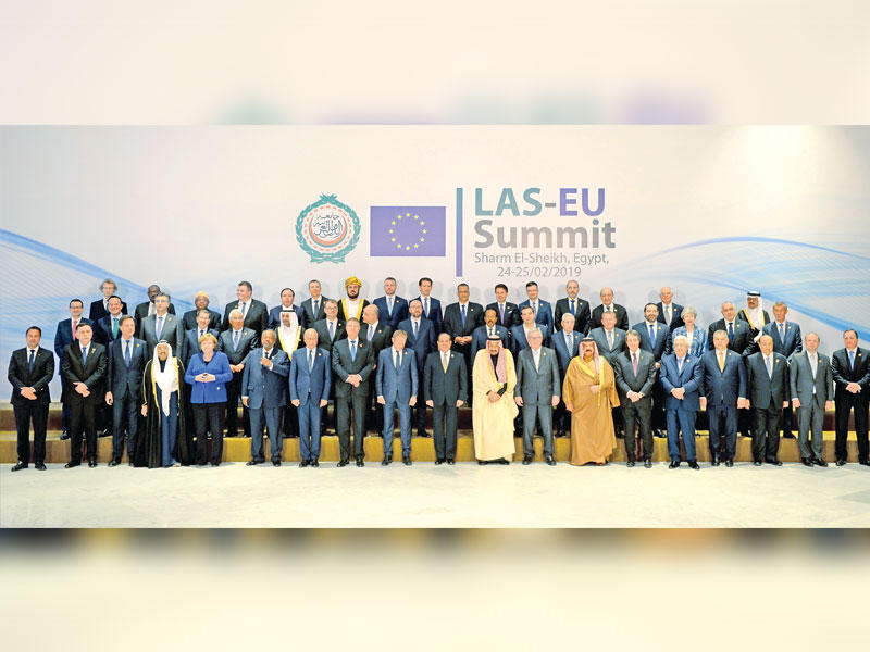 القمة الأخيرة بين جامعة الدول العربية والاتحاد الأوروبي في شرم الشيخ بمصر