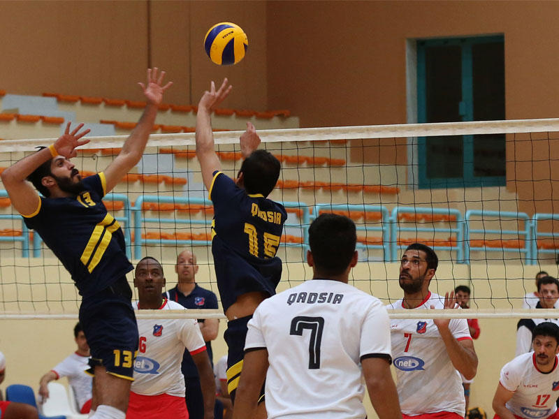 ضربة ساحقة من ناصر دشتي          ( تصوير جورج ريجي)