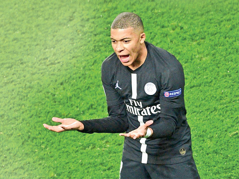 مهاجم باريس سان جرمان كيليان مبابي