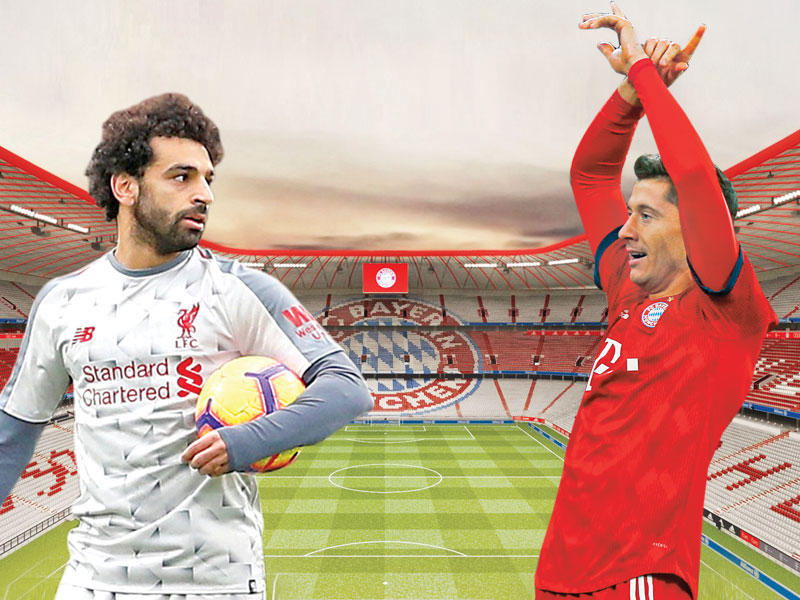 ليفاندوفسكي نجم بايرن - محمدصلاح نجم ليفربول