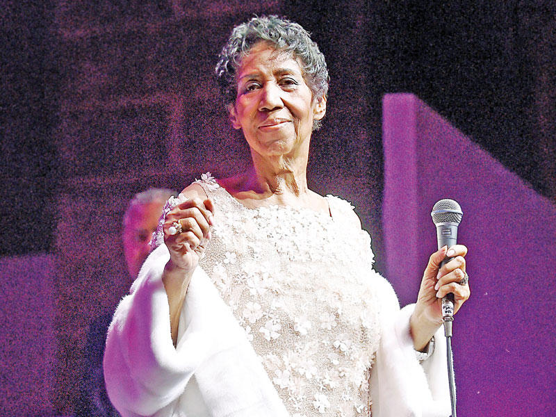 نجمة السول العالمية الراحلة، أريثا فرانكلين